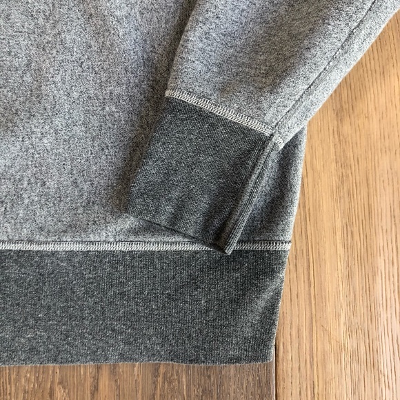 Rag & Bone Raglan Sleeve Gray Crewneck Sweatshirt - Picture 3 of 6